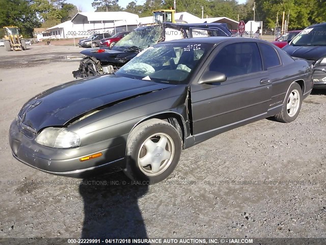 2G1WW12M2V9176911 - 1997 CHEVROLET MONTE CARLO LS GRAY photo 2