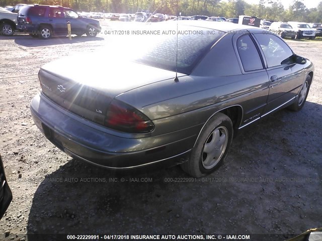 2G1WW12M2V9176911 - 1997 CHEVROLET MONTE CARLO LS 灰色 照片 4
