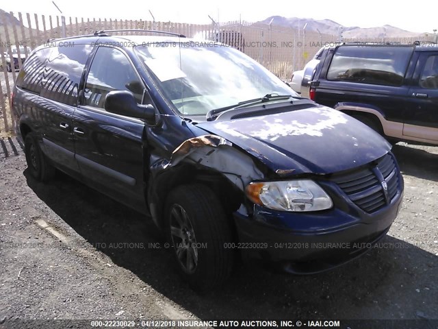 1D4GP24R46B587124 - 2006 DODGE GRAND CARAVAN SE BLUE photo 1