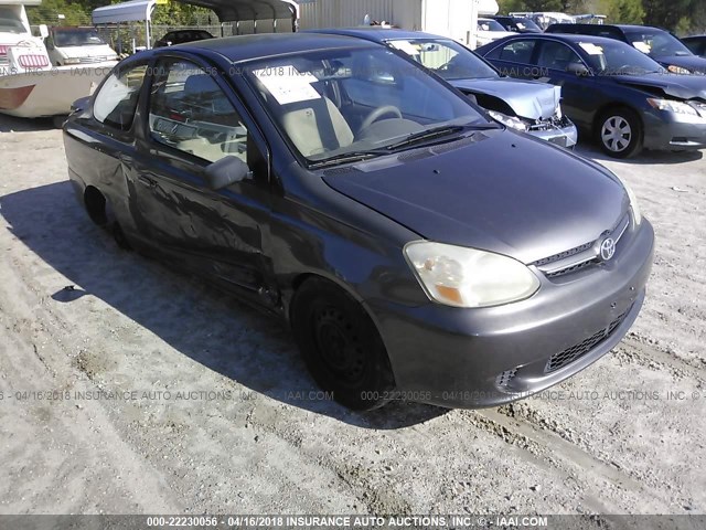 JTDAT123530277434 - 2003 TOYOTA ECHO GRAY photo 1