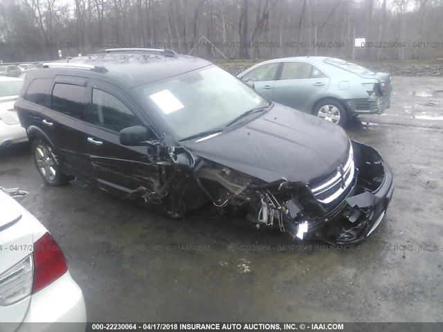 3C4PDDDG9CT181785 - 2012 DODGE JOURNEY CREW BLACK photo 1