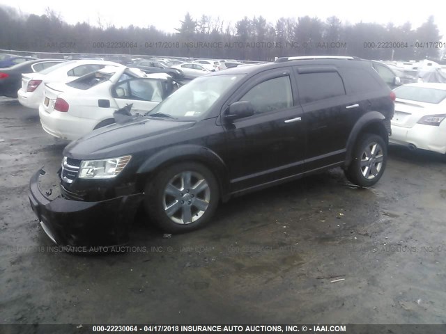 3C4PDDDG9CT181785 - 2012 DODGE JOURNEY CREW BLACK photo 2