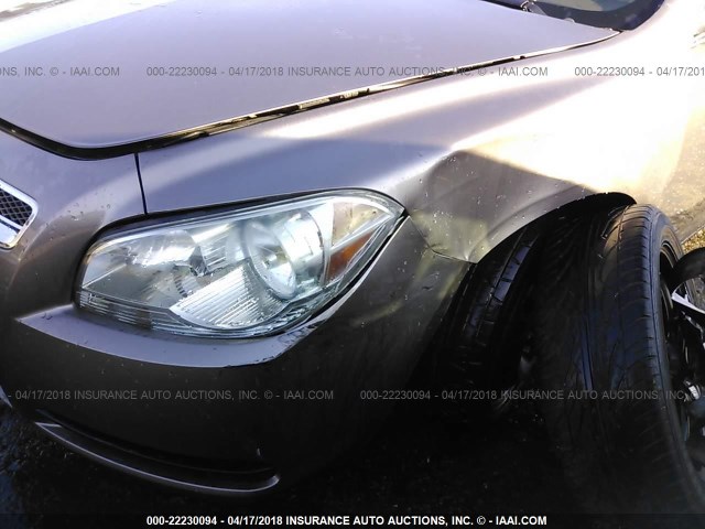 1G1ZA5E08AF112840 - 2010 CHEVROLET MALIBU LS 棕色 照片 6