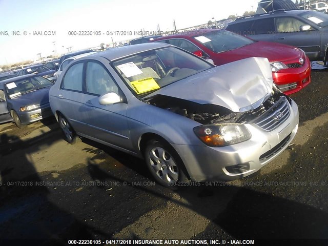 KNAFE221995631288 - 2009 KIA SPECTRA EX/LX/SX SILVER photo 1