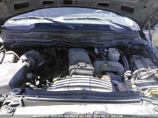 3D7KU28CX4G139857 - 2004 DODGE RAM 2500 ST/SLT 灰色 照片 10