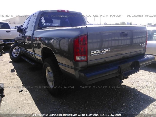 3D7KU28CX4G139857 - 2004 DODGE RAM 2500 ST/SLT 灰色 照片 3
