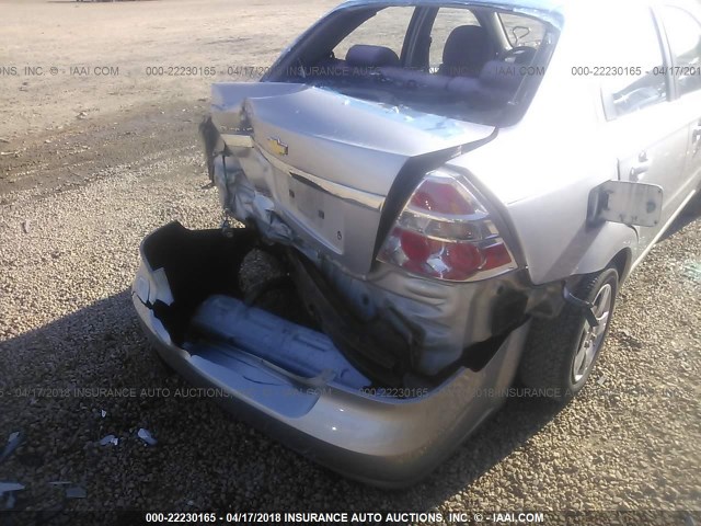 KL1TD56E69B346872 - 2009 CHEVROLET AVEO LS/LT 灰色 照片 6