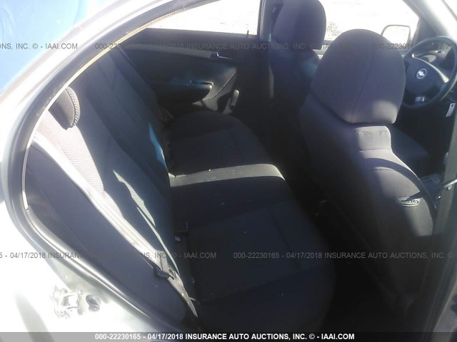 KL1TD56E69B346872 - 2009 CHEVROLET AVEO LS/LT 灰色 照片 8