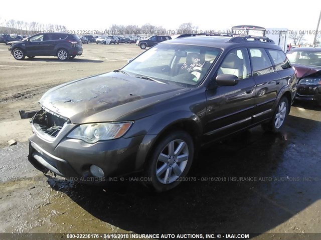 4S4BP62C387324847 - 2008 SUBARU OUTBACK 2.5I LIMITED BROWN photo 2