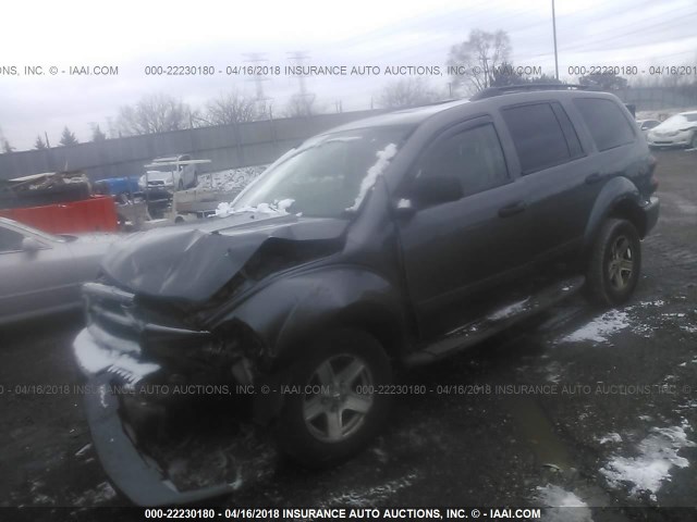 1D4HB48D74F131458 - 2004 DODGE DURANGO SLT GRAY photo 2