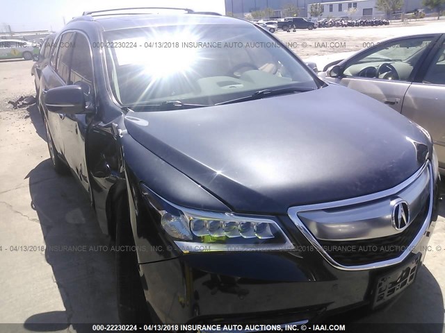 5FRYD4H99GB042274 - 2016 ACURA MDX ADVANCE GRAY photo 1