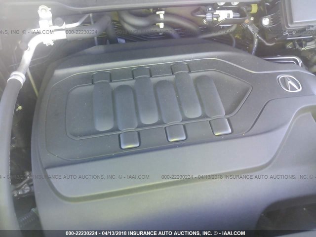 5FRYD4H99GB042274 - 2016 ACURA MDX ADVANCE GRAY photo 10