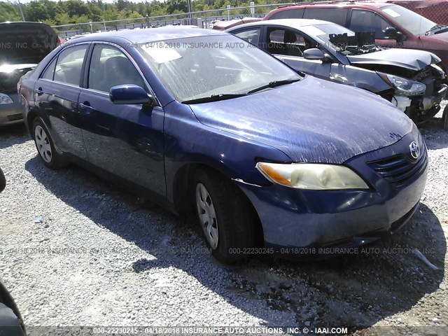 4T1BE46K49U360478 - 2009 TOYOTA CAMRY SE/LE/XLE BLUE photo 1