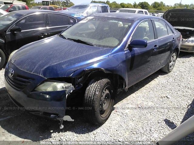 4T1BE46K49U360478 - 2009 TOYOTA CAMRY SE/LE/XLE BLUE photo 2