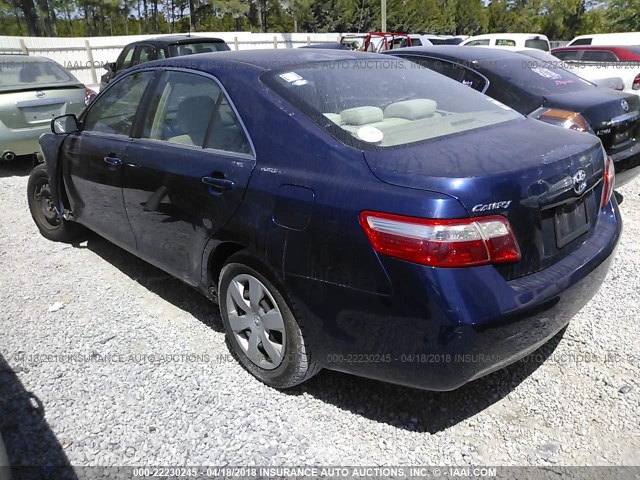4T1BE46K49U360478 - 2009 TOYOTA CAMRY SE/LE/XLE BLUE photo 3