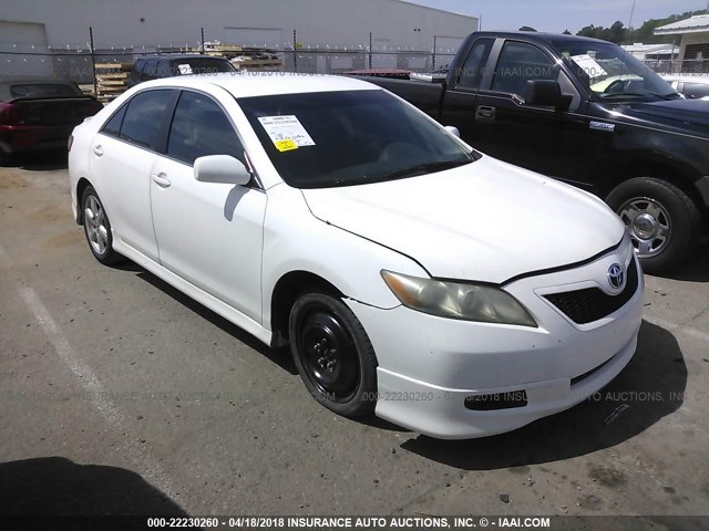 4T1BE46K57U650385 - 2007 TOYOTA CAMRY NEW GENERAT CE/LE/XLE/SE WHITE photo 1