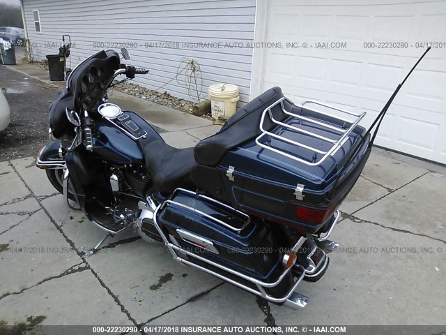 1HD1FCW161Y661182 - 2001 HARLEY-DAVIDSON FLHTCUI BLUE photo 3