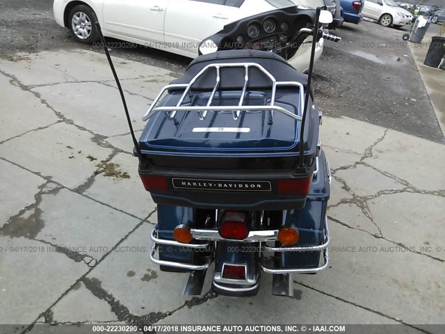 1HD1FCW161Y661182 - 2001 HARLEY-DAVIDSON FLHTCUI BLUE photo 6