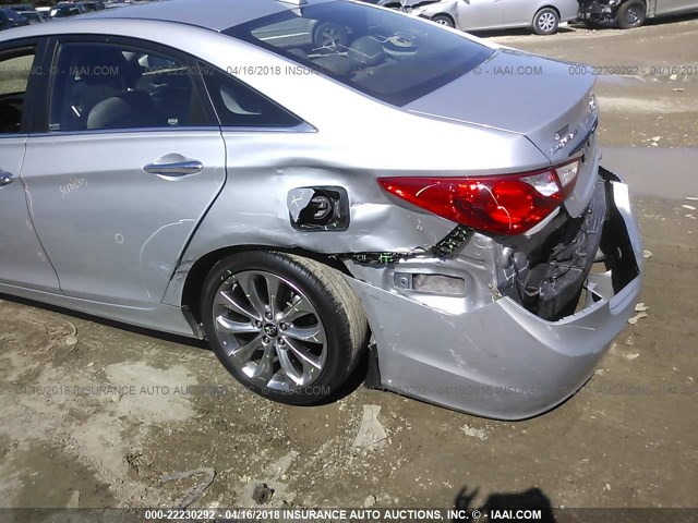 5NPEC4AC1CH451359 - 2012 HYUNDAI SONATA SE/LIMITED SILVER photo 6