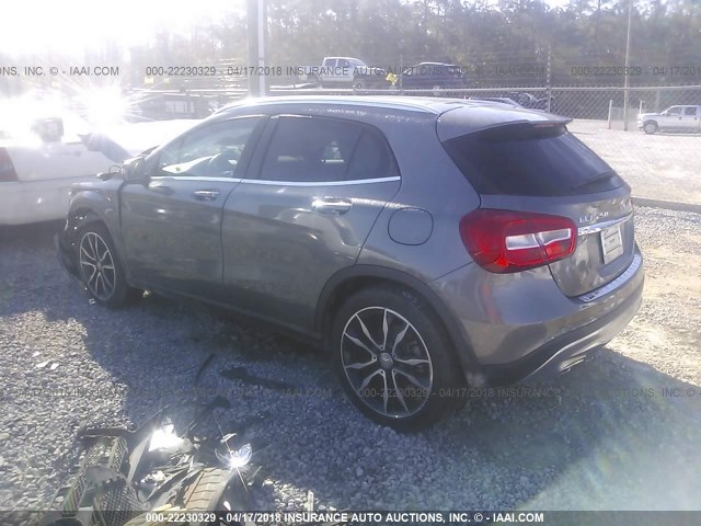 WDCTG4EBXFJ167036 - 2015 MERCEDES-BENZ GLA 250 GRAY photo 3