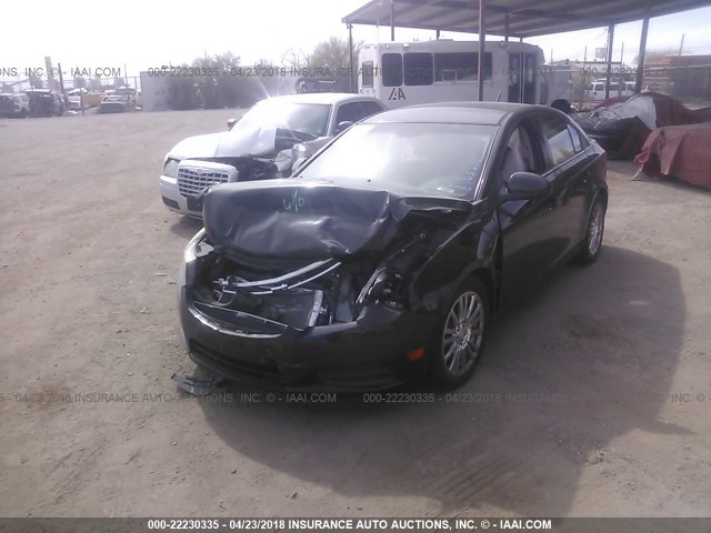 1G1PH5SB8D7165206 - 2013 CHEVROLET CRUZE ECO BLACK photo 6