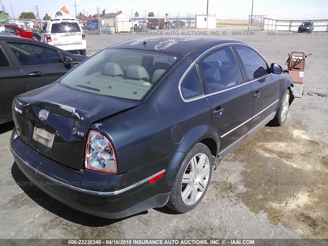 WVWRU63B05E040939 - 2005 VOLKSWAGEN PASSAT GLX 黑色 照片 4
