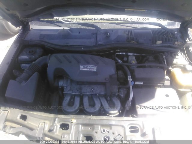 5GZCZ53B43S873349 - 2003 SATURN VUE BLACK photo 10