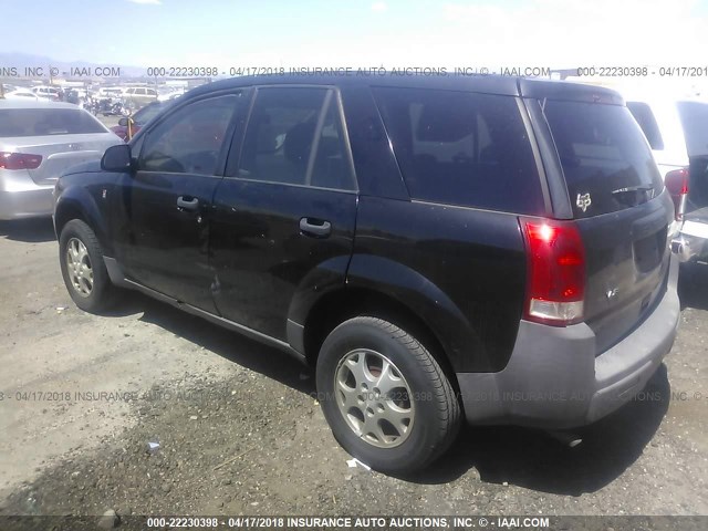 5GZCZ53B43S873349 - 2003 SATURN VUE BLACK photo 3