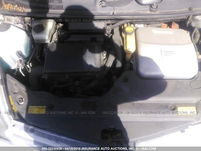 JTDKB20U297845177 - 2009 TOYOTA PRIUS 银色 照片 10