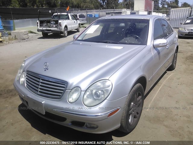 WDBUF65J64A419540 - 2004 MERCEDES-BENZ E 320 SILVER photo 2