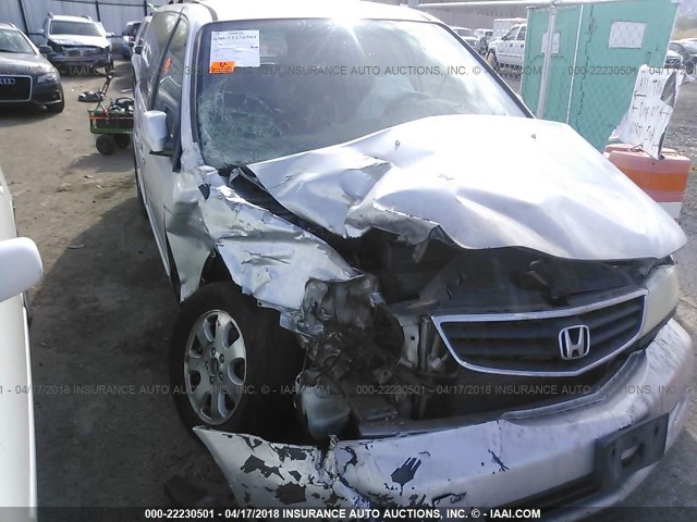 5FNRL18034B017343 - 2004 HONDA ODYSSEY EXL ვერცხლისფერი ფოტო 6