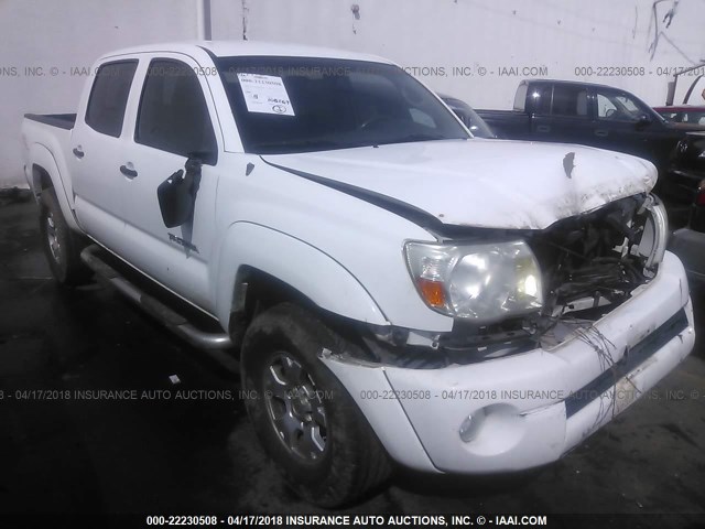 5TEJU62N47Z432833 - 2007 TOYOTA TACOMA DOUBLE CAB PRERUNNER WHITE photo 1