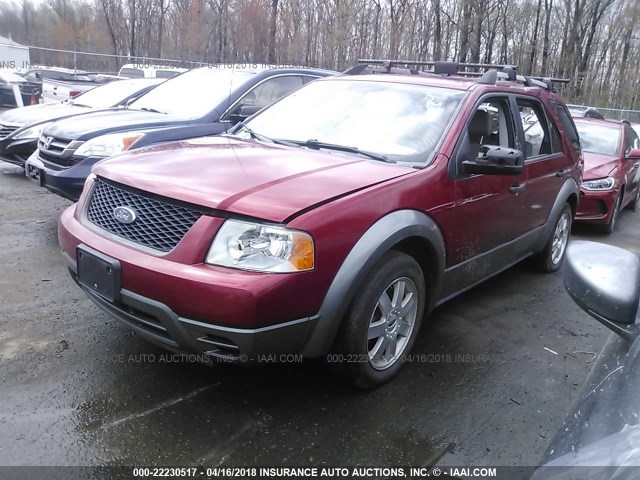 1FMZK011X5GA80328 - 2005 FORD FREESTYLE SE RED photo 2