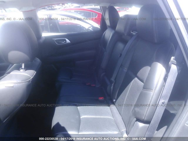 5N1AR2MN8GC618795 - 2016 NISSAN PATHFINDER S/SV/SL/PLATINUM 灰色 照片 8