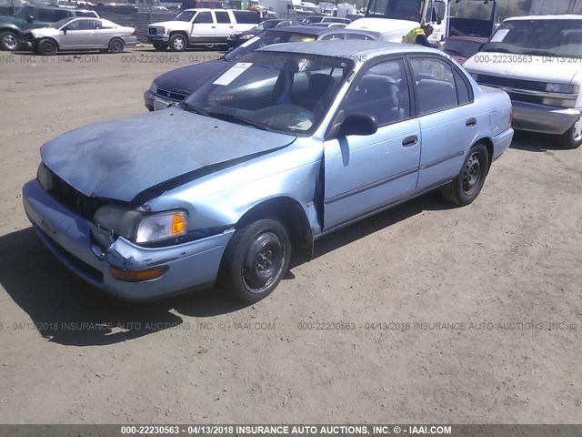 JT2AE09E4P0020906 - 1993 TOYOTA COROLLA LE/DX 浅蓝色 照片 2