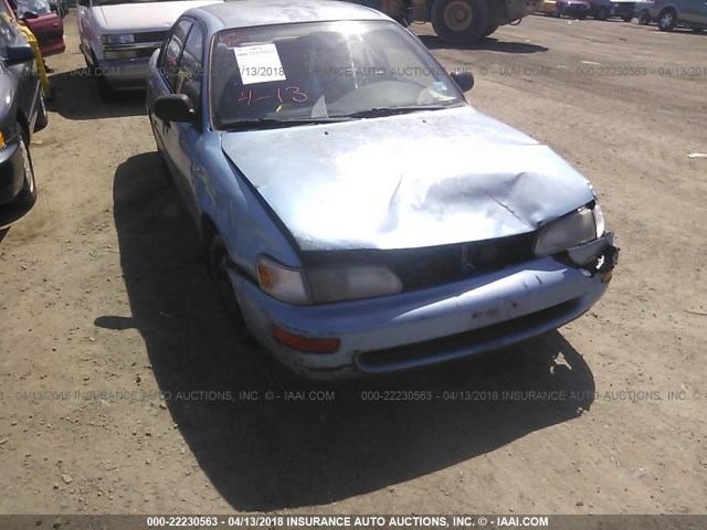 JT2AE09E4P0020906 - 1993 TOYOTA COROLLA LE/DX 浅蓝色 照片 6