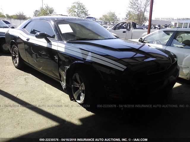 2C3CDZAG3HH543064 - 2017 DODGE CHALLENGER SXT BLACK photo 1