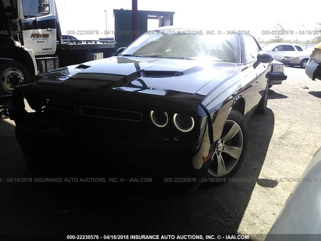 2C3CDZAG3HH543064 - 2017 DODGE CHALLENGER SXT BLACK photo 2