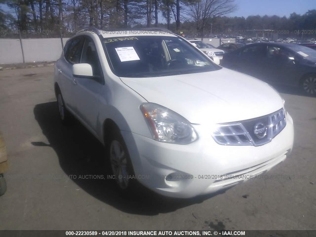 JN8AS5MV4CW365627 - 2012 NISSAN ROGUE S/SV WHITE photo 1