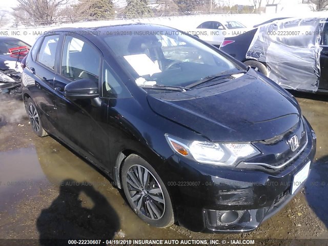 3HGGK5H85FM769519 - 2015 HONDA FIT EX/EXL BLACK photo 1