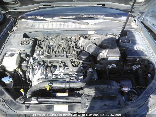 5NPEU46F46H067659 - 2006 HYUNDAI SONATA GLS/LX BLUE photo 10