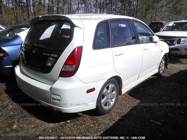 JS2RC41H635209380 - 2003 SUZUKI AERIO SX WHITE photo 4