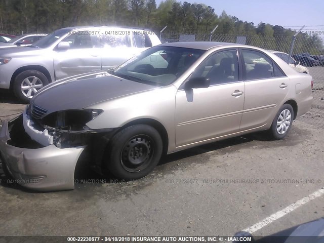 4T1BE32K16U735822 - 2006 TOYOTA CAMRY LE/XLE/SE GOLD photo 2