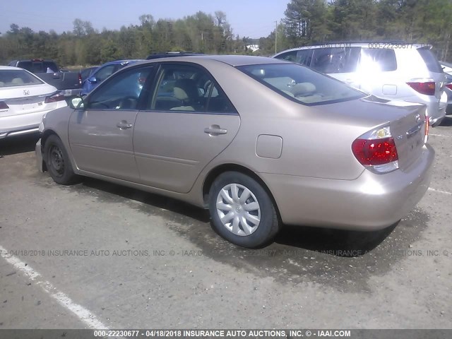 4T1BE32K16U735822 - 2006 TOYOTA CAMRY LE/XLE/SE 金色 照片 3