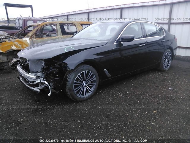 WBAJA7C51JWA72101 - 2018 BMW 530 XI BLACK photo 2