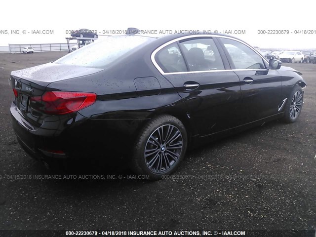 WBAJA7C51JWA72101 - 2018 BMW 530 XI BLACK photo 4