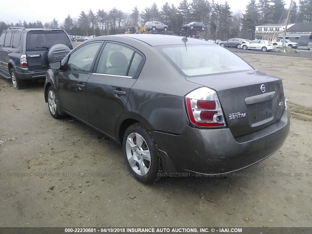 3N1AB61E87L625225 - 2007 NISSAN SENTRA 2.0/2.0S/2.0SL BROWN photo 3