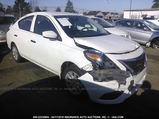 3N1CN7APXGL910712 - 2016 NISSAN VERSA S/S PLUS/SV/SL WHITE photo 1