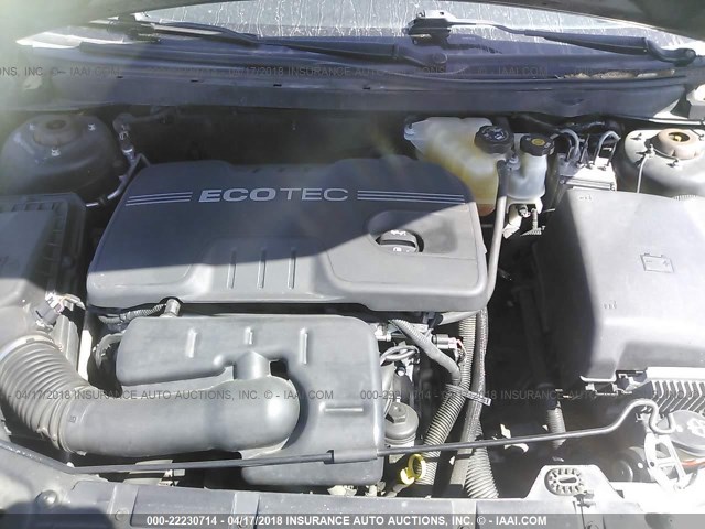 1G2ZF57B984156864 - 2008 PONTIAC G6 VALUE LEADER/BASE BLACK photo 10