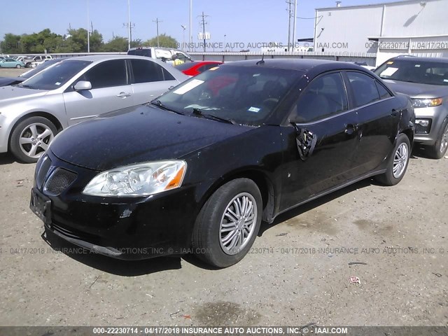 1G2ZF57B984156864 - 2008 PONTIAC G6 VALUE LEADER/BASE BLACK photo 2